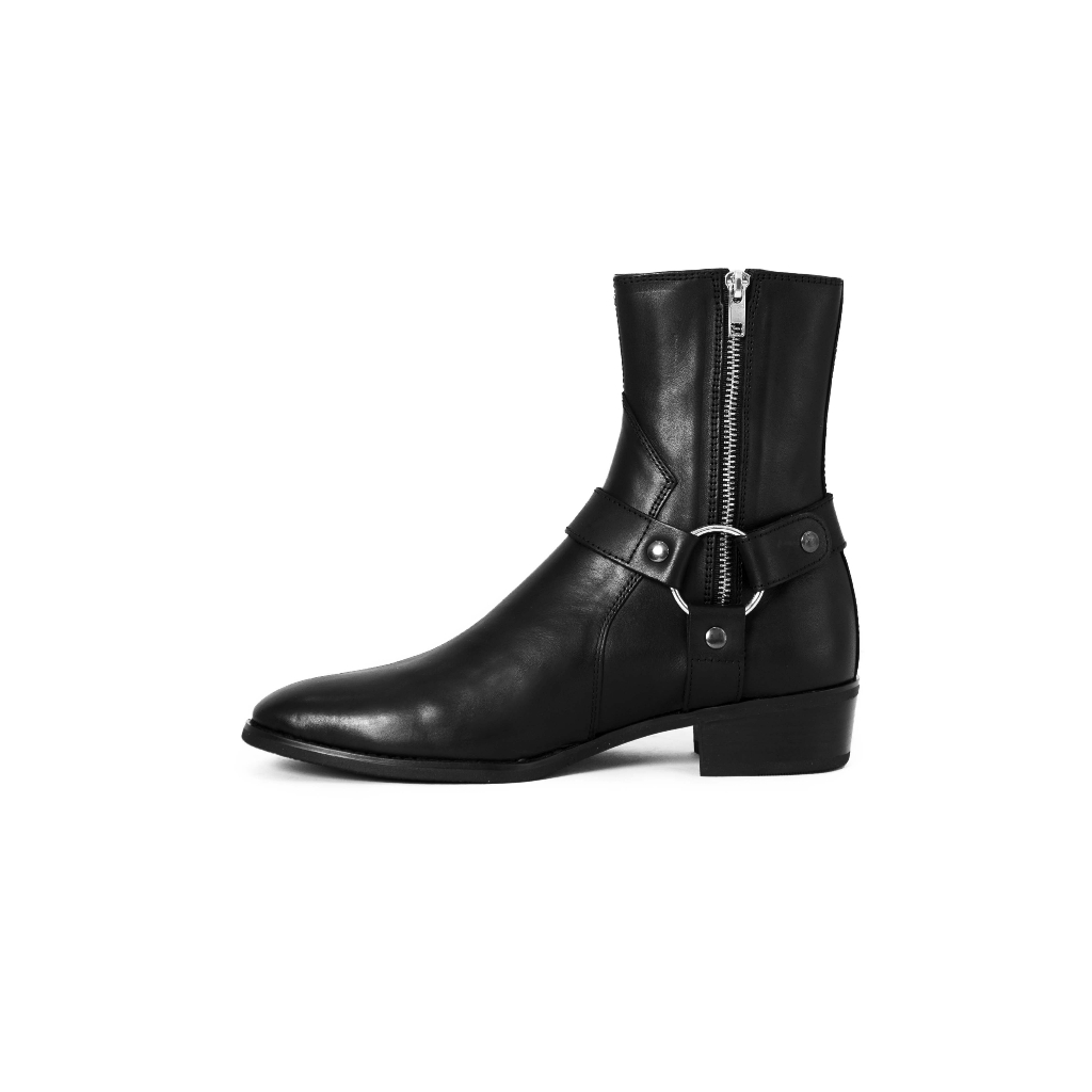 Giày Boot FANGY - The Harness Boots In Black