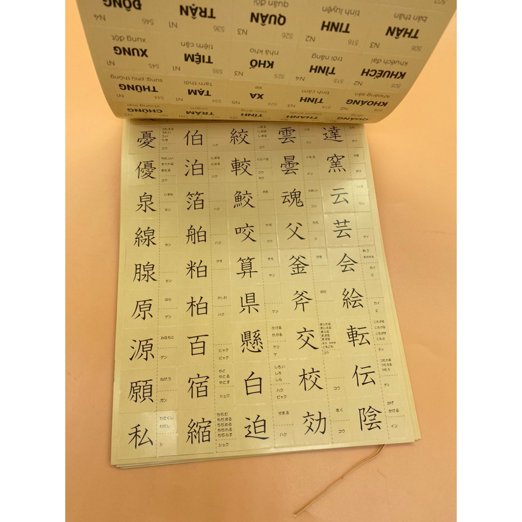 Sách Tiếng Nhật - Flashcard Hack Não Kanji Tập 1+2+3