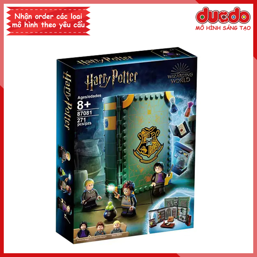 87081 Lắp ghép Harry Potter Hogwarts Moment: Potions Class - Đồ chơi Xếp hình Mô hình 76383 BLA LRI TANK 60007