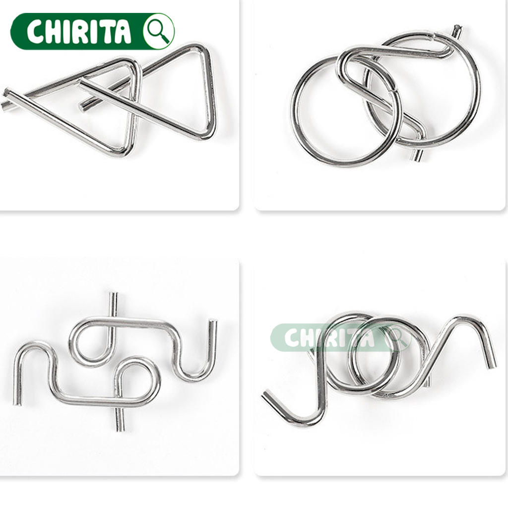 Móc Khoá IQ - Đồ Chơi Trí Tuệ Cho Bé Tư Duy Thông Minh Đồ Chơi IQ Thoát Chìa Khoá - Khoá Thử Thách IQ CHIRITA