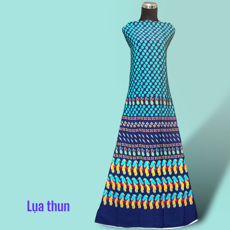 [2 mét] Vải lụa thun mịn may áo dài đầm maxi
