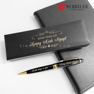 Bút Ký Kim Loại Heracles Pen 006V Khắc tên logo theo yêu cầu - Quà tặng sinh nhật người yêu, thầy cô giáo, quà tặng sếp