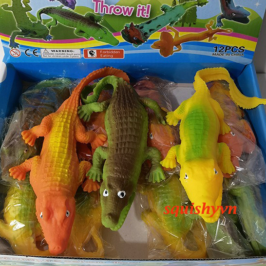 Squishy Lớn JUMBO Hình con CÁ SẤU xấu xí Đồ Chơi Xốp Giảm Stress Hình mềm mịn dễ Thương đàn hồi Cho Bé