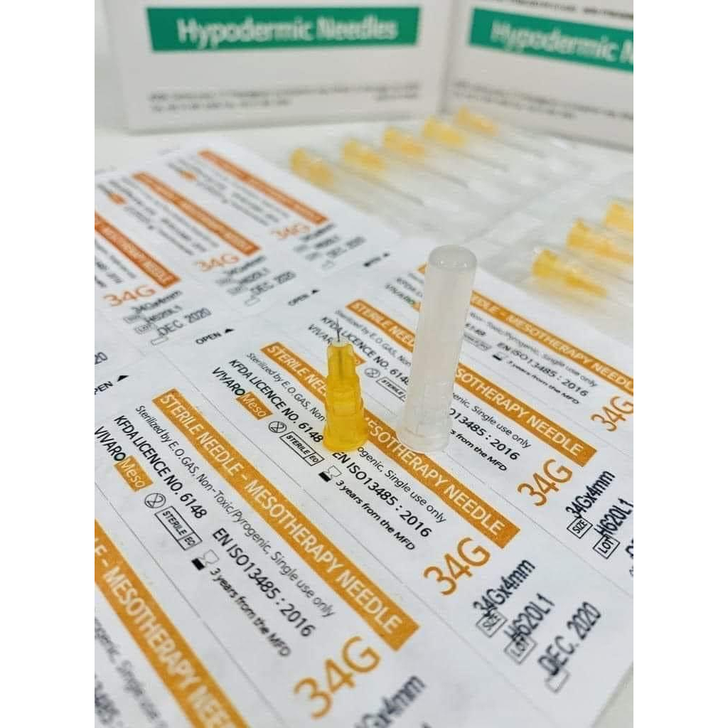 Kim 34g vivaro HAISPA OFFICIALSTORE Kim meso chống tràn, Kim 34g vivaro Xịn combo 10 cái