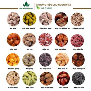 Xí muội Thái 100g, ô mai xí muội, chua mặn ngọt, dùng pha trà, nguyên liệu pha chế, đồ ăn vặt