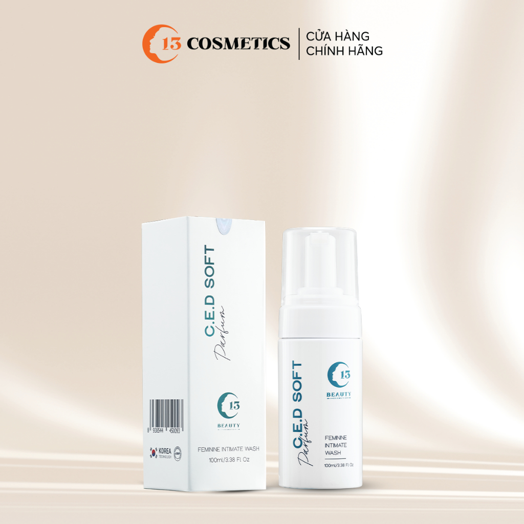 Combo Dung Dịch Vệ Sinh Dạng Bọt và Xịt Khử Mùi Thơm Mát, Lành Tính Diu Nhẹ C13 Cosmetics Thu Trang