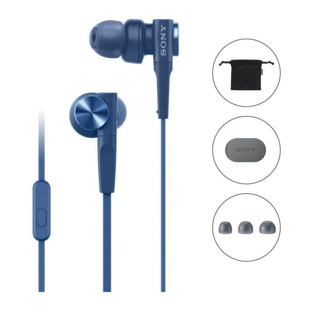 Combo Tai nghe Sony Extra Bass MDR-XB55AP và Sennheiser CX 80S