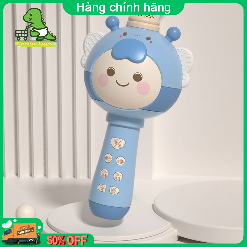 Đồ chơi trẻ em micro không dây dành cho bé tập hát, có kết nối bluetooth.