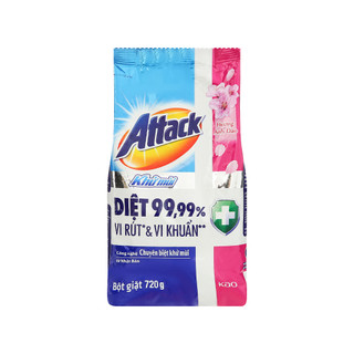 Bột giặt Attack khử mùi hương anh đào 720g