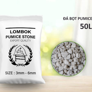 Đá bọt núi lửa pumice indonesia giá thể trồng lan, bonsai, hoa, cây cảnh, thuỷ canh - vtnn hữu cơ