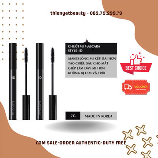 Chuốt Mi 3D 4D  dày mi dài mi cong mi Không Lem The Style 4D 3D Mascara