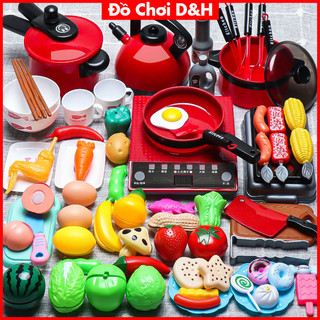 Đồ chơi nhà bếp trẻ em, Đồ chơi nấu ăn cho trẻ em mô phỏng đồ dùng nhà bếp nấu ăn