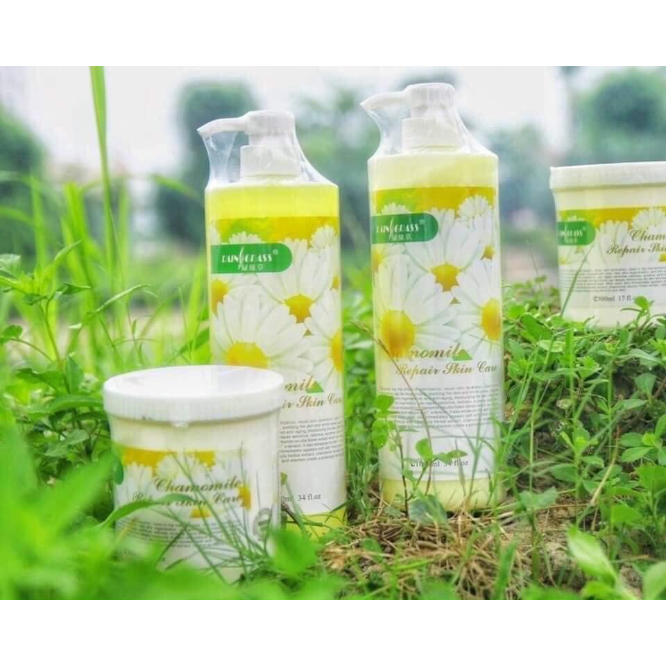 Bộ Chăm Sóc Da Cơ Bản Hoa Cúc 1 Chai Sữa Rửa,1 Kem Massage,1 Tẩy Da Chết,1 Nước Hoa Hồng Chính Hãng