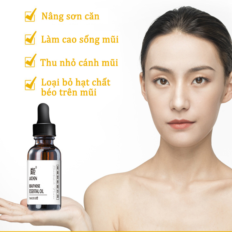 Serum cao mũi Tinh dầu nâng mũi Tinh dầu ũi Sụn nâ Định hình mũi 10ml Thu nhỏ cánh mũi Nâng sống mũi