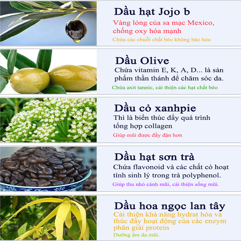 Serum cao mũi Tinh dầu nâng mũi Tinh dầu ũi Sụn nâ Định hình mũi 10ml Thu nhỏ cánh mũi Nâng sống mũi
