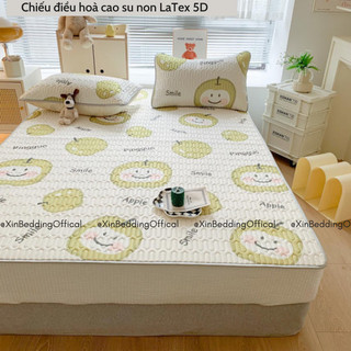 Chiếu điều hoà cao su non Latex 5D hoạ tiết nhí xinh xắn - hàng Nhập Khẩu cao cấp