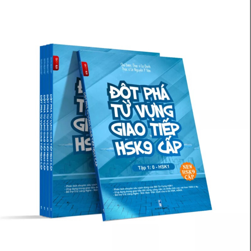 Sách - Combo Đột Phá Từ Vựng Giao Tiếp New HSK9