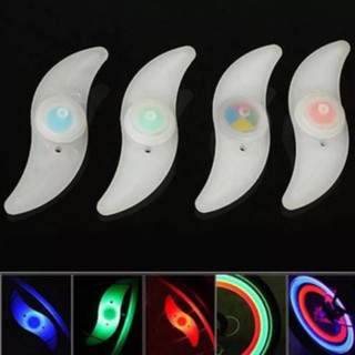 Đèn LED gắn nan hoa gắn bánh xe đạp nhiều màu tùy chọn giúp lái xe an toàn