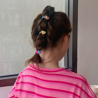 Thun Cột Tóc Hình Trái Tim Đáng Yêu