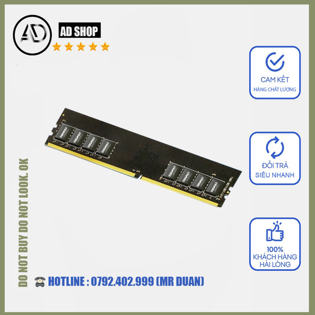 RAM Kingston 8GB DDR4 Bus 2666 MHz mới bảo hành 3 năm