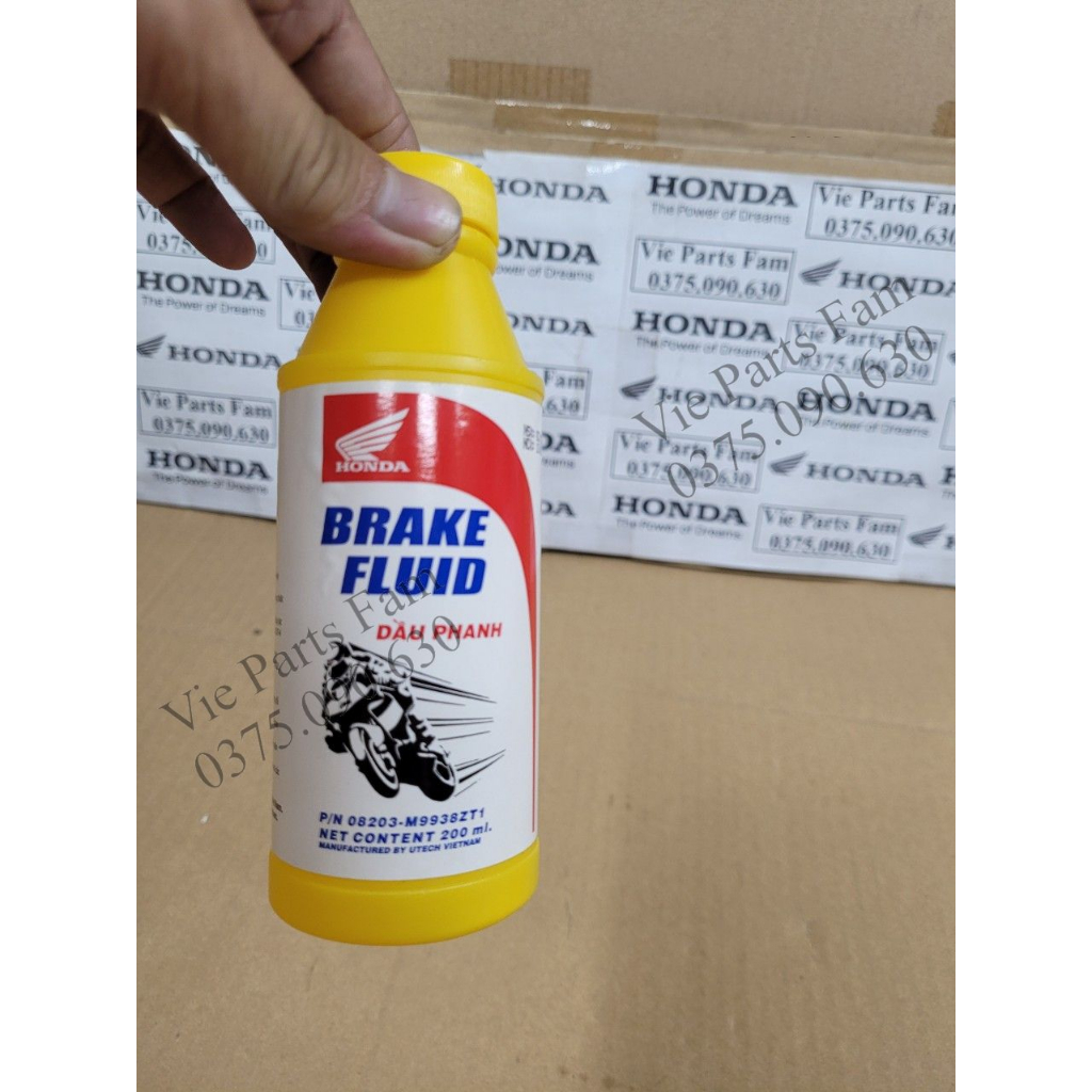 Dầu phanh, dầu thắng 200ml, chính hãng Honda
