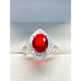 Nhẫn bạc nữ 925 đính đá hvj 02