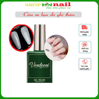 [HOT] Sơn gel nhũ Flash Vendeeni chai 15ml kim tuyến siêu sáng chăm sóc móng làm đẹp nail shop Hnnail