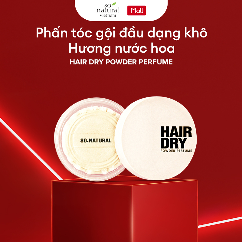 Phấn Tóc Gội Đầu Dạng Khô Hương Nước Hoa Hair Dry Powder Perfume SoNatural