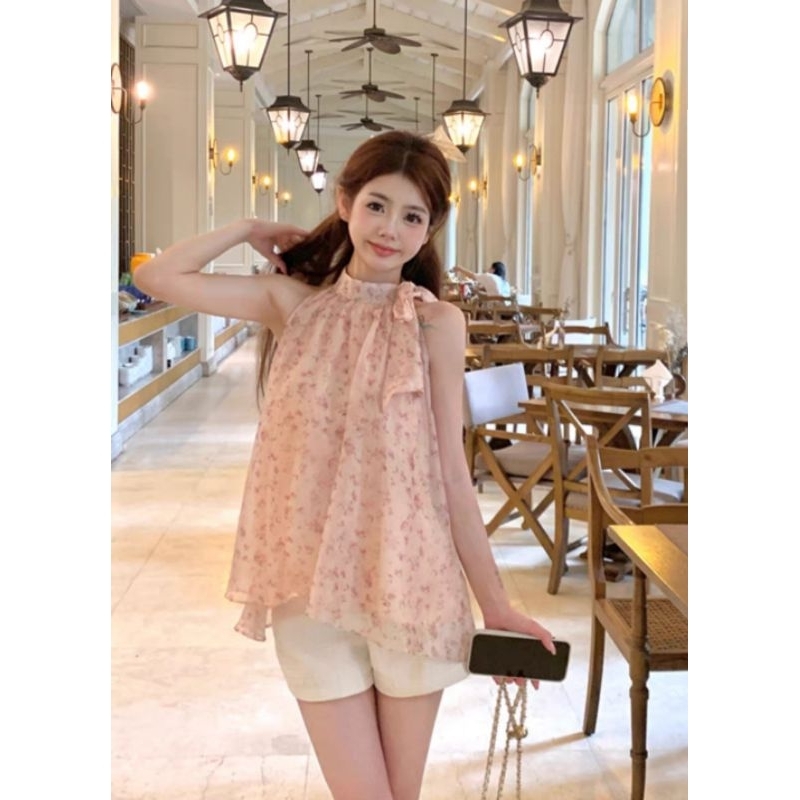 Áo Voan Yếm Phong Cách Nhẹ Nhàng Cho Nữ