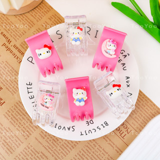 Kẹp tóc càng cua 5 răng Hello Kitty handmade dễ thương cute TooYoo BK00075