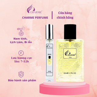 Nước hoa charme iris 10ml, nam tính, lịch lãm, bí ẩn