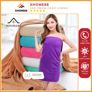Khăn tắm quấn body spa, khăn tắm đắp body spa masage khổ 140x70 - sợi microfiber siêu mịn