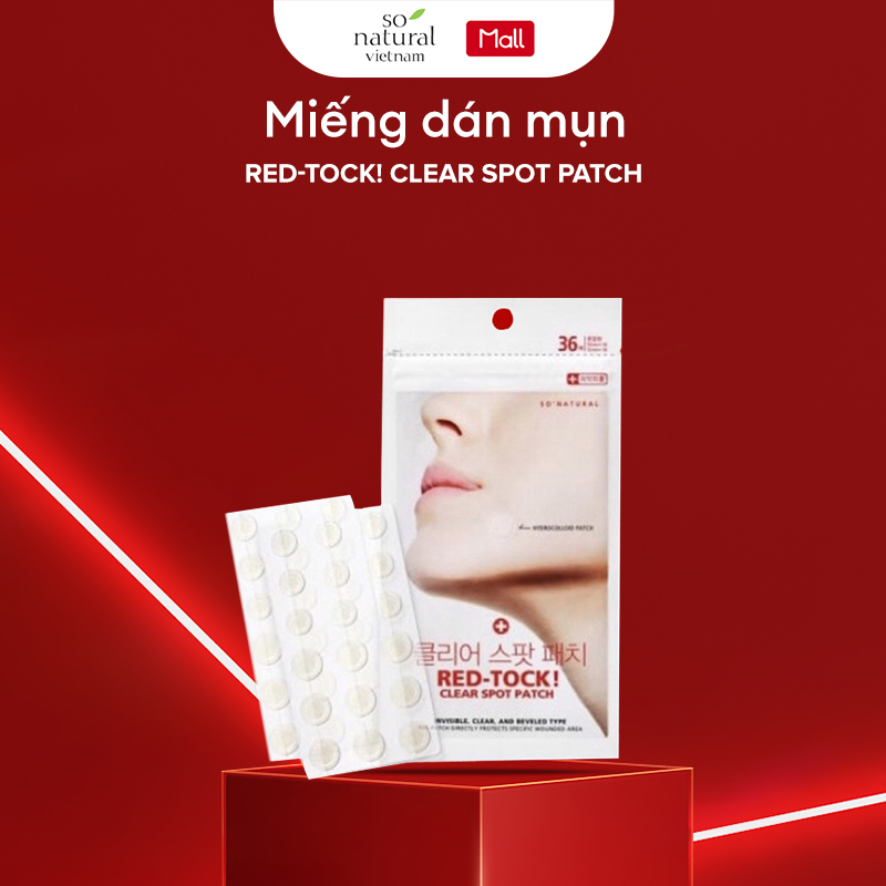 [ Giá gốc 250k giảm Sốc 48k] Miếng dán mụn So Natural bản 36 miếng