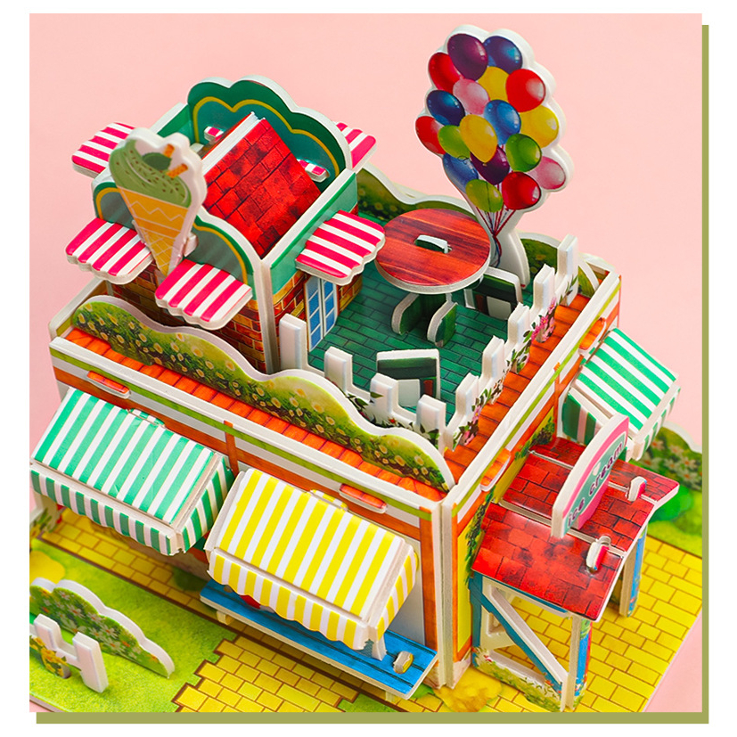 Xếp Hình 3D Cao Cấp Đầy Đủ Các Hình Dễ Thương Cho Bé- Đồ Chơi Giá Rẻ