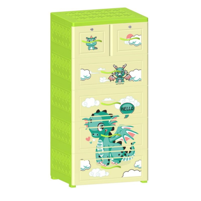 Tủ NOVA 5 ngăn Rồng Xanh ( nhựa Đại Đồng Tiến)