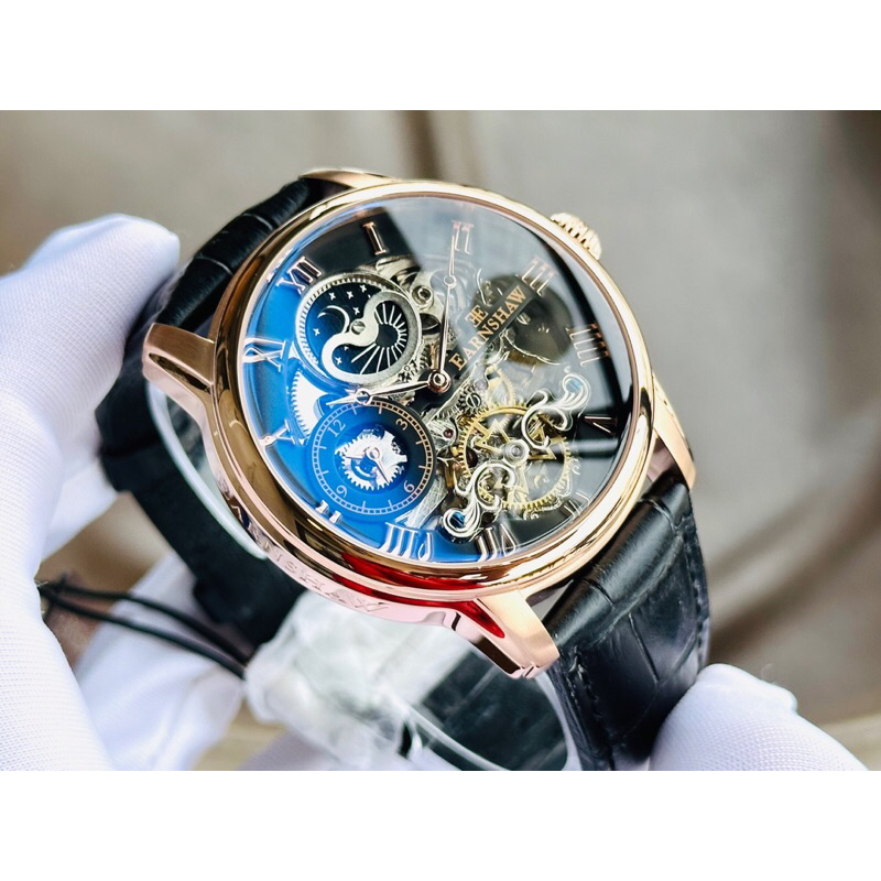 Đồng hồ nam dây da Thomas Earnshaw Automatic Herenhorloge ES-8006-7