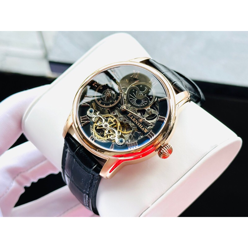 Đồng hồ nam dây da Thomas Earnshaw Automatic Herenhorloge ES-8006-7