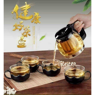 Xả Ấm pha trà, Bình lọc trà 1,3l Bình trà có lưới lọc Ấm pha cafe