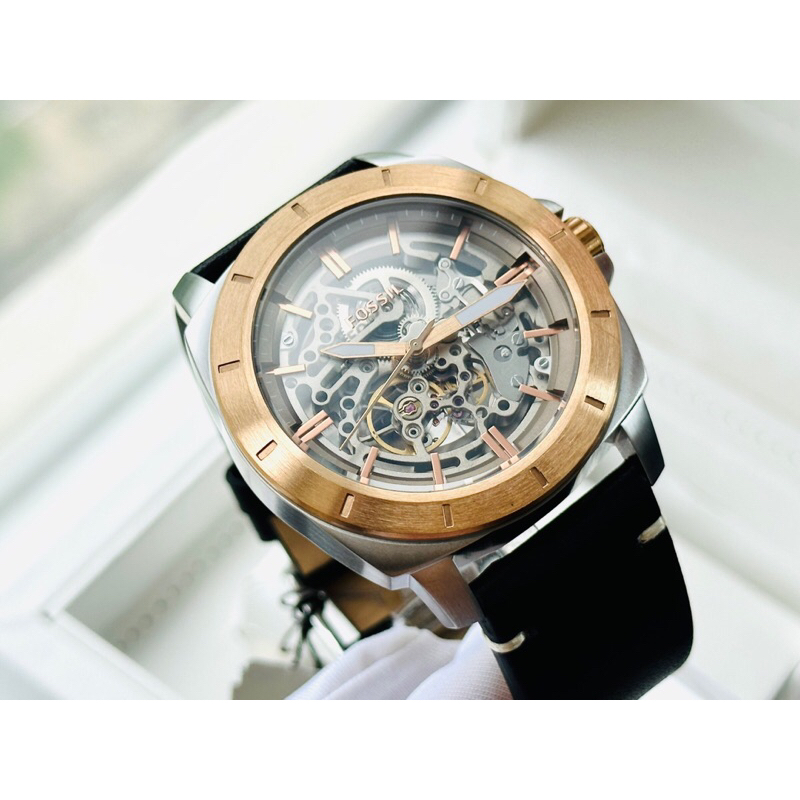 Đồng hồ nam dây da Fossil Automatic BQ2428