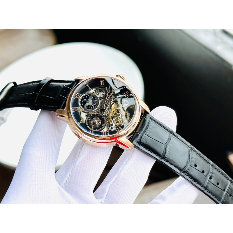 Đồng hồ nam dây da Thomas Earnshaw Automatic Herenhorloge ES-8006-7