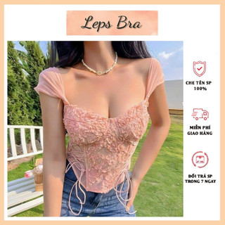 Áo bra corset princess chất voan mềm mại mặc theo phong cách tiểu thư - ar32