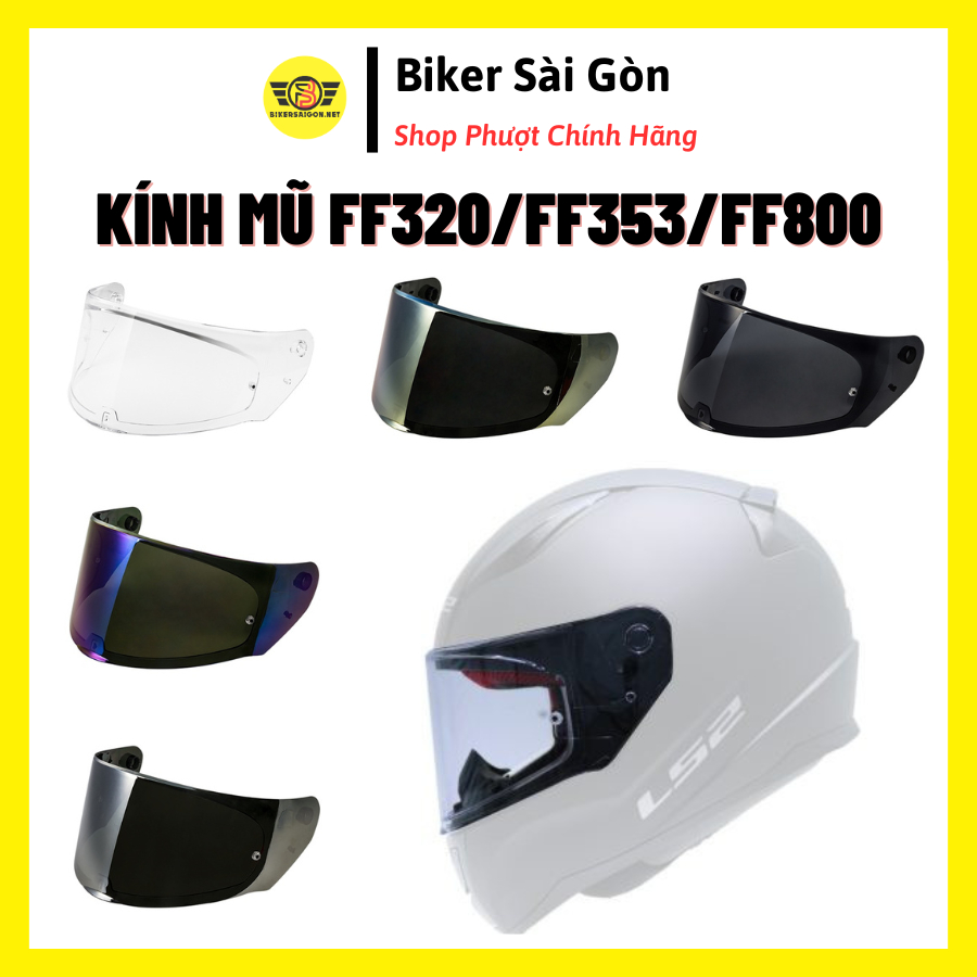 Kính Mũ Bảo Hiểm LS2 FF353/FF320/FF800 (Không Bao Gồm Mũ) - BikerSaiGon