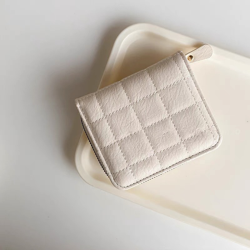 Ví Nữ Mini Cầm Tay Họa Tiết Gấu Dâu Cute Dễ Thương Phong Cách Retro TD120