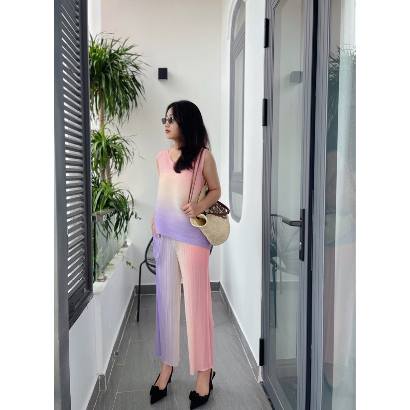 SET Áo Quần LÒ XO CAO CẤP, Áó cọc tay hoặc có tay cùng quần dài tôn dáng với lưng chun mềm mại, sang trọng