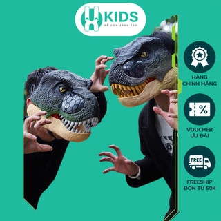 Đồ chơi mặt nạ khủng long hoá trang cỡ lớn X KIDS có quai đeo kèm hiệu ứng nhạc mắt phát sáng cho trẻ em