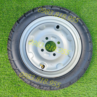 Bánh xe 90/90-12 lốp không săm tải trọng cao - tim ốc 7-10 cho xe 3 bánh, 4 bánh . xe chở hàng và xe người khuyết tật