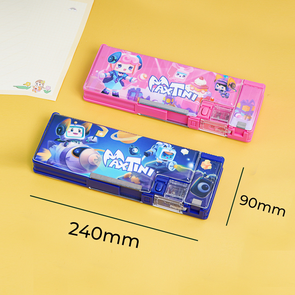 Hộp Đựng Bút Nam Châm Học Sinh CLASSMATE Chia Ngăn In Hình Maxtini Ngộ Nghĩnh CL-21803