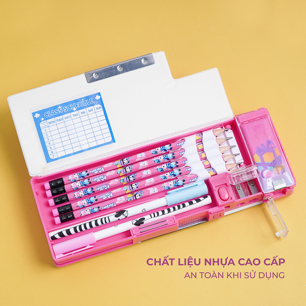 Hộp Đựng Bút Nam Châm Học Sinh CLASSMATE Chia Ngăn In Hình Maxtini Ngộ Nghĩnh CL-21803