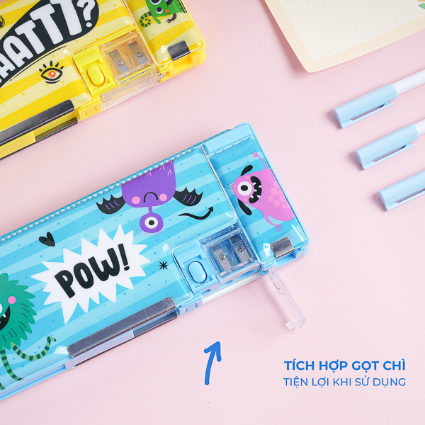 Hộp Đựng Bút Nam Châm CLASSMATE, Hộp Bút Học Sinh In Hình Ngộ Nghĩnh, Kèm Gọt Cho Bé 21801