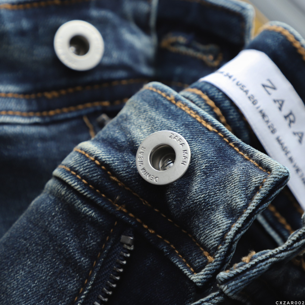 Quần jeans dài namVNXK, Chất jean co giãn, dày dặn, wash màu đẹp ZAR002